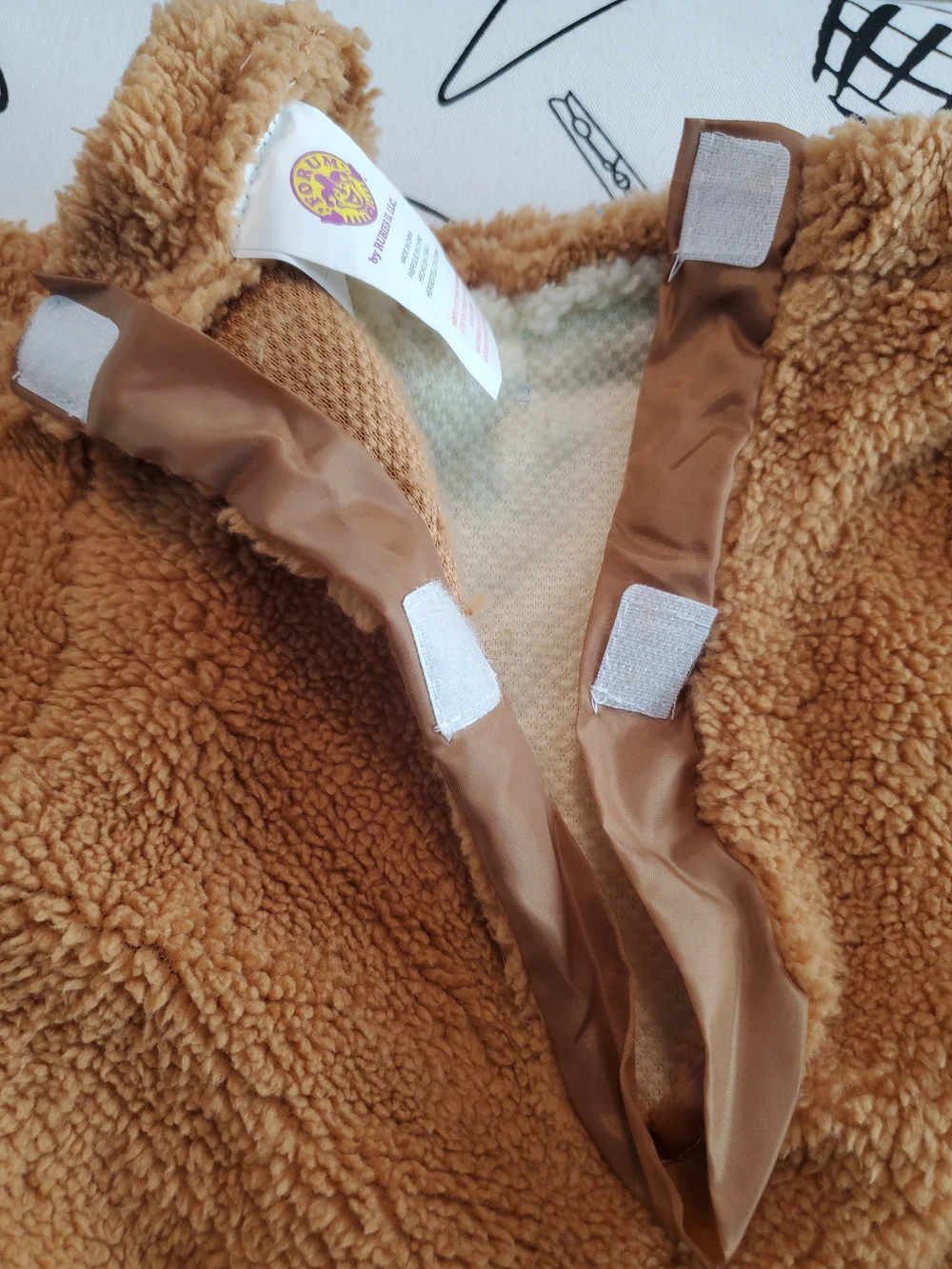 Baby Bear Costume - Brown with Blue Bow 18-24 Months - Picture 5 of 12